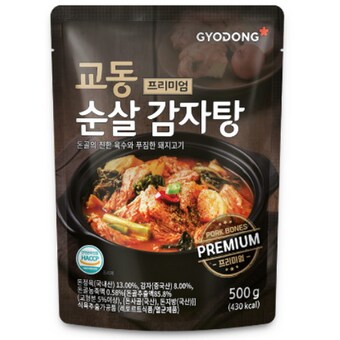 교동식품 프리미엄 순살 <b>감자탕</b> 500g