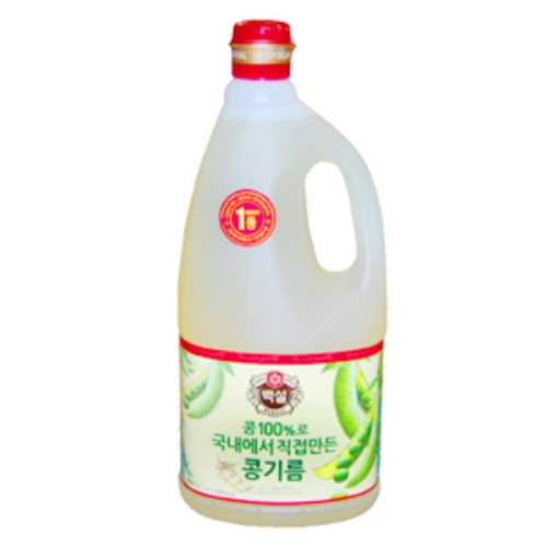 백설 콩기름 1.8L (12개)_이미지