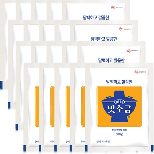 청정원 미원 맛소금 500g (20개)_이미지