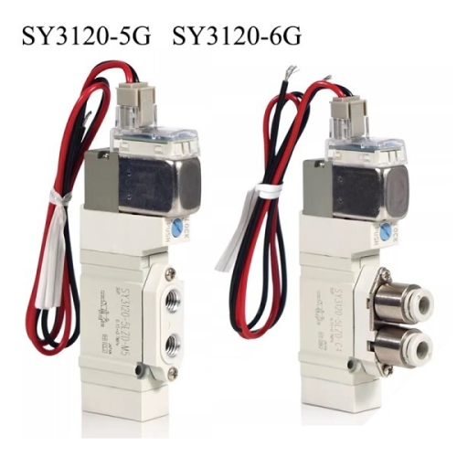 SMC 유형 SY3120-5G-M5 SY3120-6G-M5 SY3120-5GZ-C4 솔레노이드 밸브_이미지