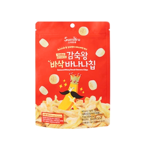 스미후루 감숙왕 바삭 바나나칩 70g (1개)