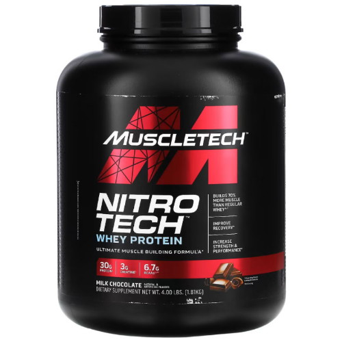 니트로 테크 웨이 프로틴 밀크 초콜릿 1.81kg (해외)