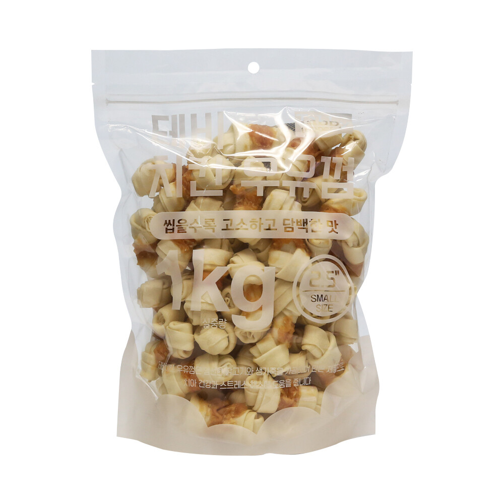 테비토퍼 테비 치킨 우유껌 2.5인치 1kg (1개)_이미지
