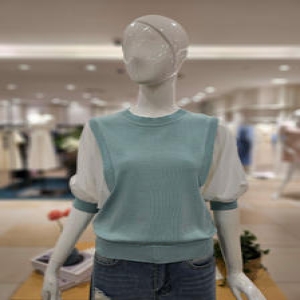 포커스 MARIO 퍼프배색 니트 FM5C3KT31379_이미지