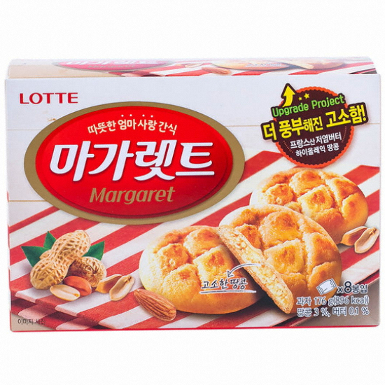 롯데웰푸드 마가렛트 8개입 176g (3개)_이미지