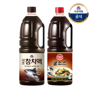 대림 참치액2.1kg x1개 +소스레시피 굴소스2kg x1개