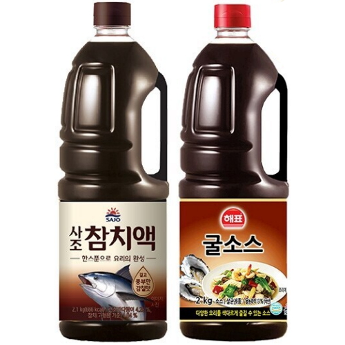 사조 참치액 2.1kg + 해표 굴소스 2kg
