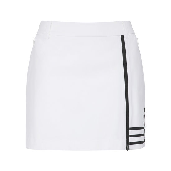 마스터바니에디션 심볼 프린팅 지퍼 큐롯스커트 421F1PC216_WH