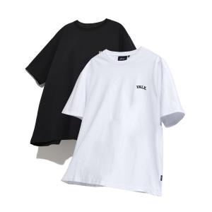 예일 16수 코마사 2PACK SMALL ARCH TSHIRT WHITE BLACK YC1SS1021BK YD01SS9004BK..