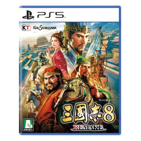 삼국지 8 리메이크 한글판 PS5, 패키지디스크