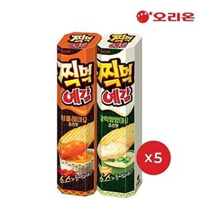 오리온 찍먹예감 갈릭청양마요소스맛 5개 + 치폴레마요소스맛 5개