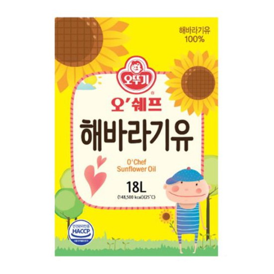오쉐프 해바라기유 18L (1개)_이미지