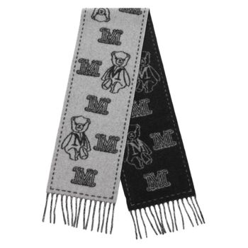 막스마라 웨스아니마 캐시미어 머플러 블랙 63808491_이미지