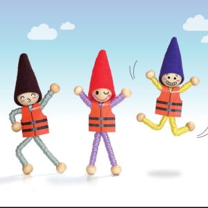 [불명] 아트롤링 우드볼 걱정인형만들기 4인용