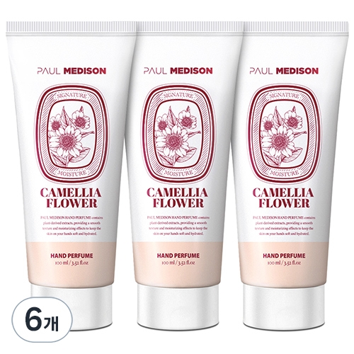 폴메디슨 퍼퓸 핸드크림 동백꽃향 100ml (6개)