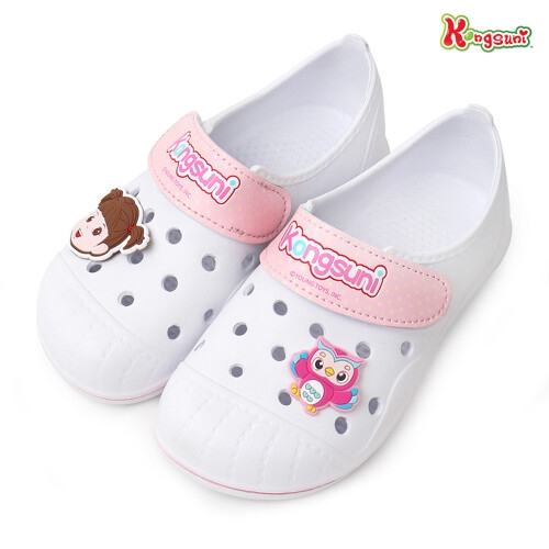  키즈 콩순이 뉴벨크로 실내화_핑크