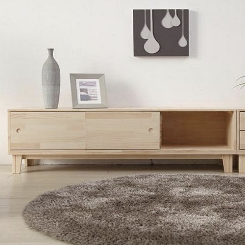 인우드 페토디 비디오형 원목 거실장 1800_이미지