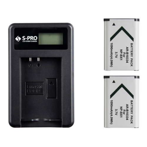 S-PRO SONY NP-BX1 호환 충전키트 (호환배터리 2개)_이미지