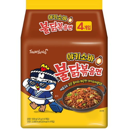삼양식품 야끼소바 불닭볶음면 125g (32개)_이미지