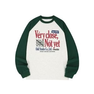 오드스튜디오 ODDSTUDIO 베리클로즈 래글런 오버핏 롱 슬리브 OATMEAL GREEN OO3SUST103OTGN 295316_이미지