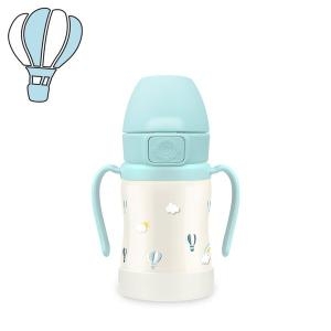 스카이벌룬 원터치 스테인리스 빨대컵 200ml