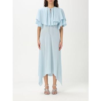 스카이 블루 롱 원피스 128692067