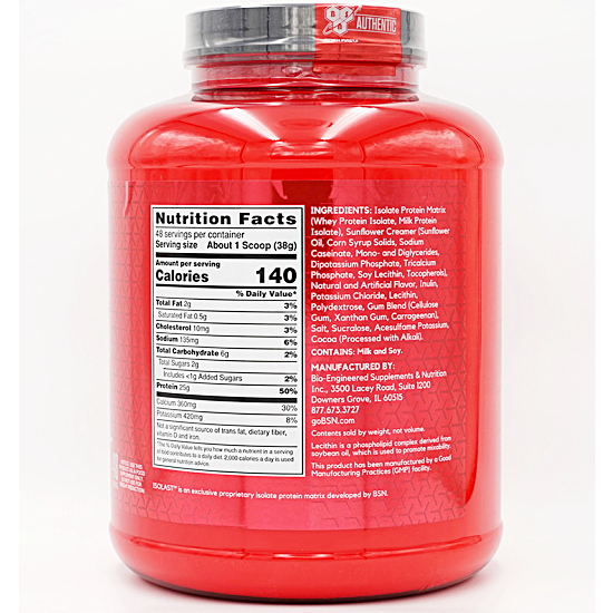 BSN 신타6 아이솔레이트 피넛 버터 쿠키 1.82kg (해외) (1개)_이미지