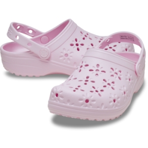  크록스 남녀공용 클래식 플로럴 컷 아웃 클로그_210927-6ZW