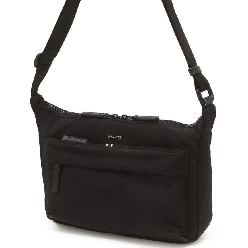 14인치 노트북 수납 가능 HATCH-BAG 블랙 나일론 크로스백 RMHJBA6E343BK ONE SIZE ONE SIZE