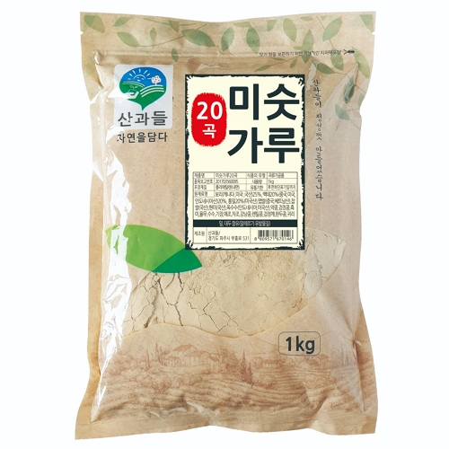 산과들 20곡 미숫가루 1kg (9개)