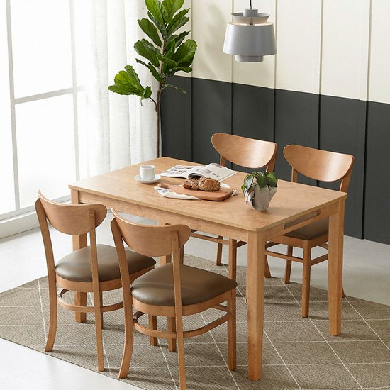 핀란디아 콜린 식탁 1200 (의자4개)_이미지