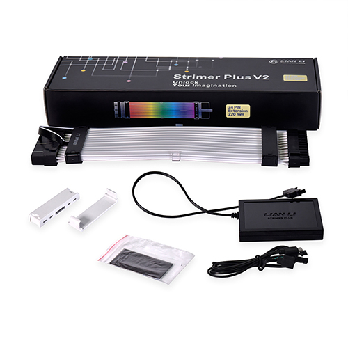 리안리 STRIMER PLUS V2 RGB 24핀 케이블 (PW24-PV2, 0.22m)_이미지