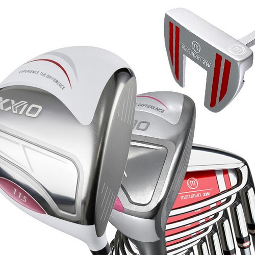 던롭 젝시오 14 화이트 / 마루망 2W 조합 여성용 풀세트이미지입니다. 누르면 해당 게시물로 새창이동합니다.