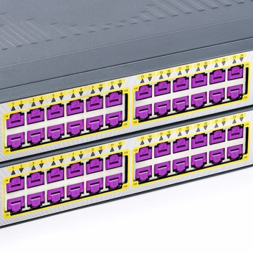 컴엑스아이 스마트키퍼 NL03P2 랜 포트락 (퍼플, 100개)_이미지