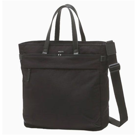 헤지스 ACC HATCH-BAG 블랙 나일론 토트백 HJBA<b>6</b>F330BK