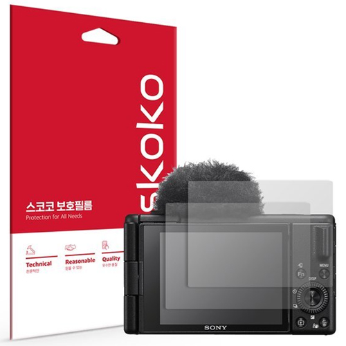 스코코 SONY ZV-1 II용 지문방지 저반사 액정보호필름_이미지