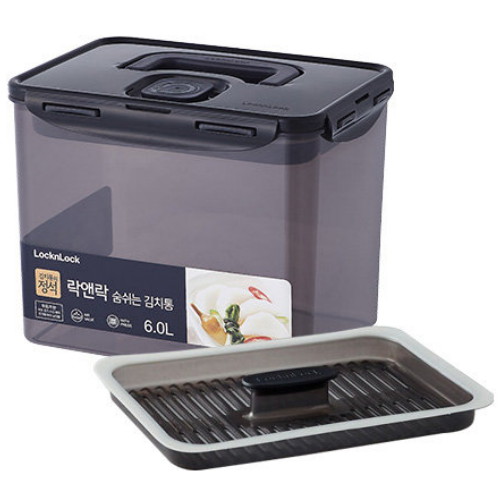 락앤락 ㅤ숨쉬는 김치통 6L (HPL827DBPDG) (1개)_이미지