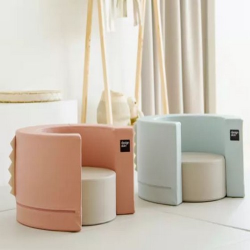 디자인스킨 터널플러스 유아 가죽 소파 1인용_이미지