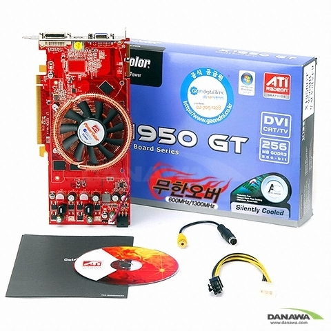 PowerColor �󵥿� X1950GT ���ѿ��� 256MB VF9 ����