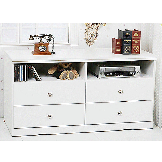 휴센 굿센스 3단 서랍 거실장 900