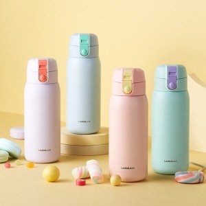 락앤락 스쿨핏 코튼캔디 원터치 텀블러 370ml (2개)_이미지