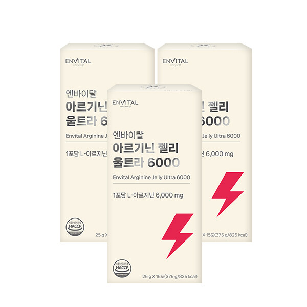  엔바이탈 아르기닌 젤리 울트라 6000 15포 [3개]
