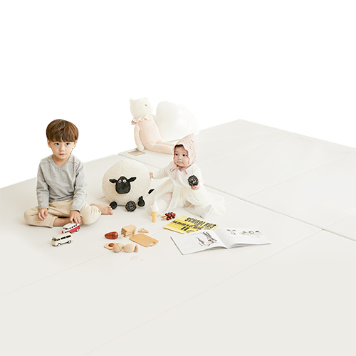 실리온 유아폴더매트 밀크 280 x 140 x 4 cm