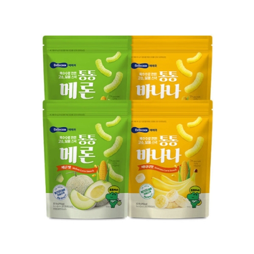 통통바나나 30g x 2개 + 통통메론 30g x 2개