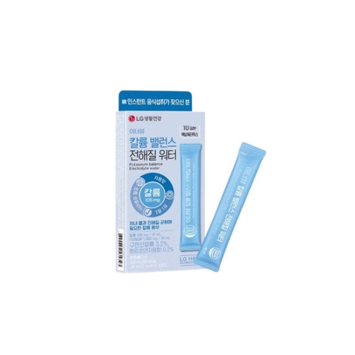 LG생활건강 이너뷰 칼륨 밸런스 전해질 워터 10ml 10포 (1개)