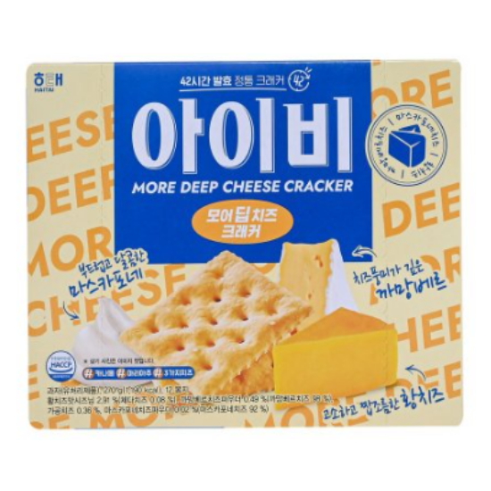 해태제과 아이비 모어 딥 치즈 270g (4개)