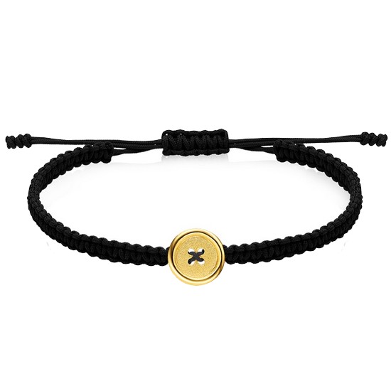 수앤진골드 단추 매듭 팔찌 1.875g