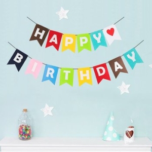 생일축하 가랜드 생일 파티용품 홈파티 장식 꾸미기 기념일 행사 가랜드