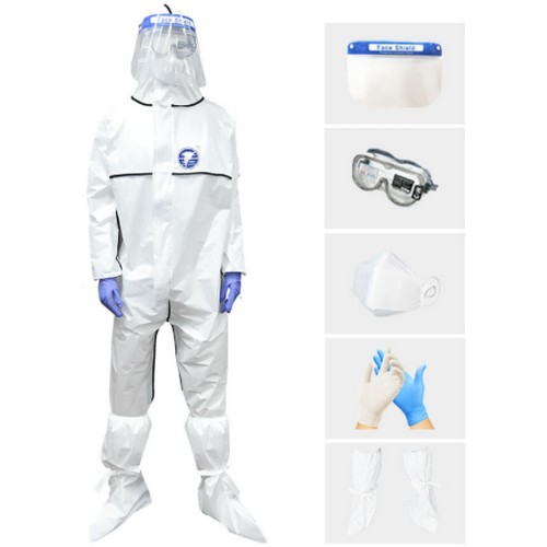 에이스가드 레벨 D 5형식 방호복 6종세트 (1개)