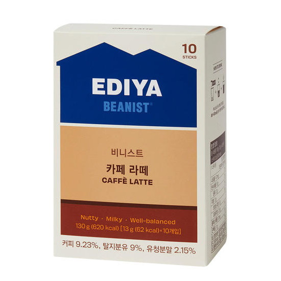 이디야 비니스트 카페 라떼 10T (1개)